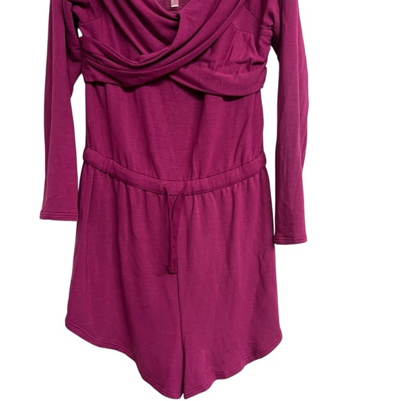 New Free People Movement Love Spell One Piece Long Sleeve Short Romper - Picture 4 of 7